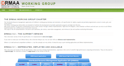 Desktop Screenshot of drmaa.org